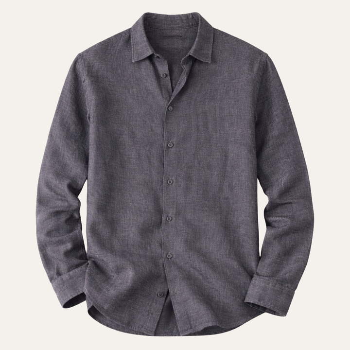 La Chemise Décontractée en Lin à Boutons pour Hommes Cedar Ridge Hill