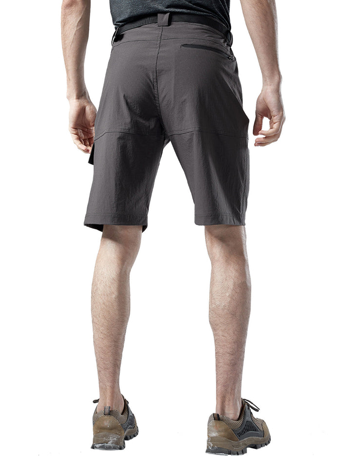 Short cargo léger multi-poches à séchage rapide pour hommes, travail décontracté, randonnée, travail