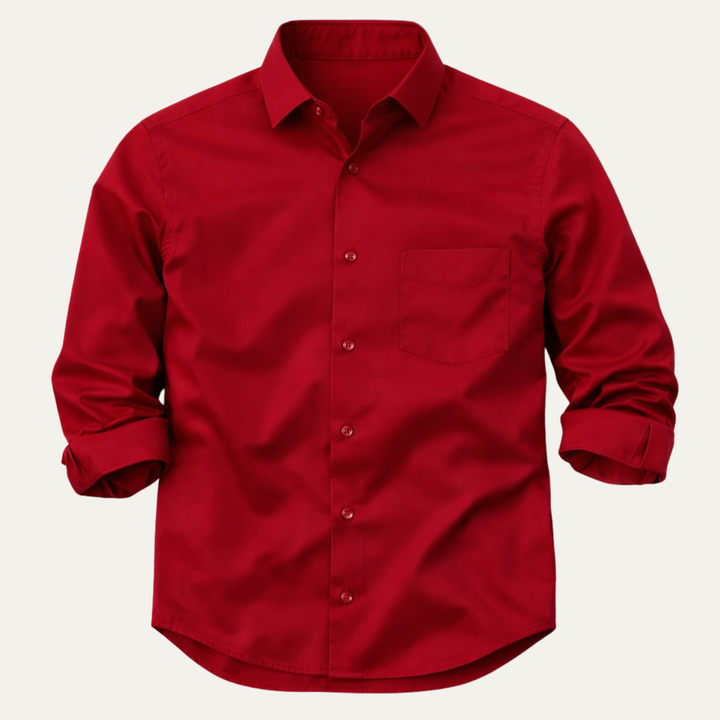 La Chemise de Costume à Manches Longues Ajustée en Stretch Pordenone pour Homme