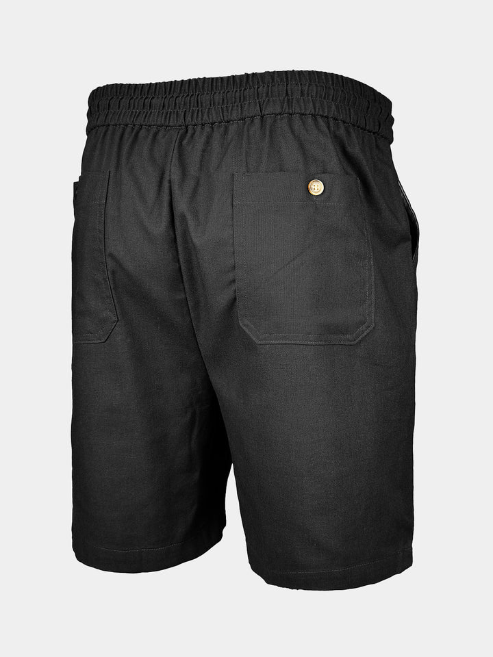 Short Homme de Plage Respirant en Lin et Coton