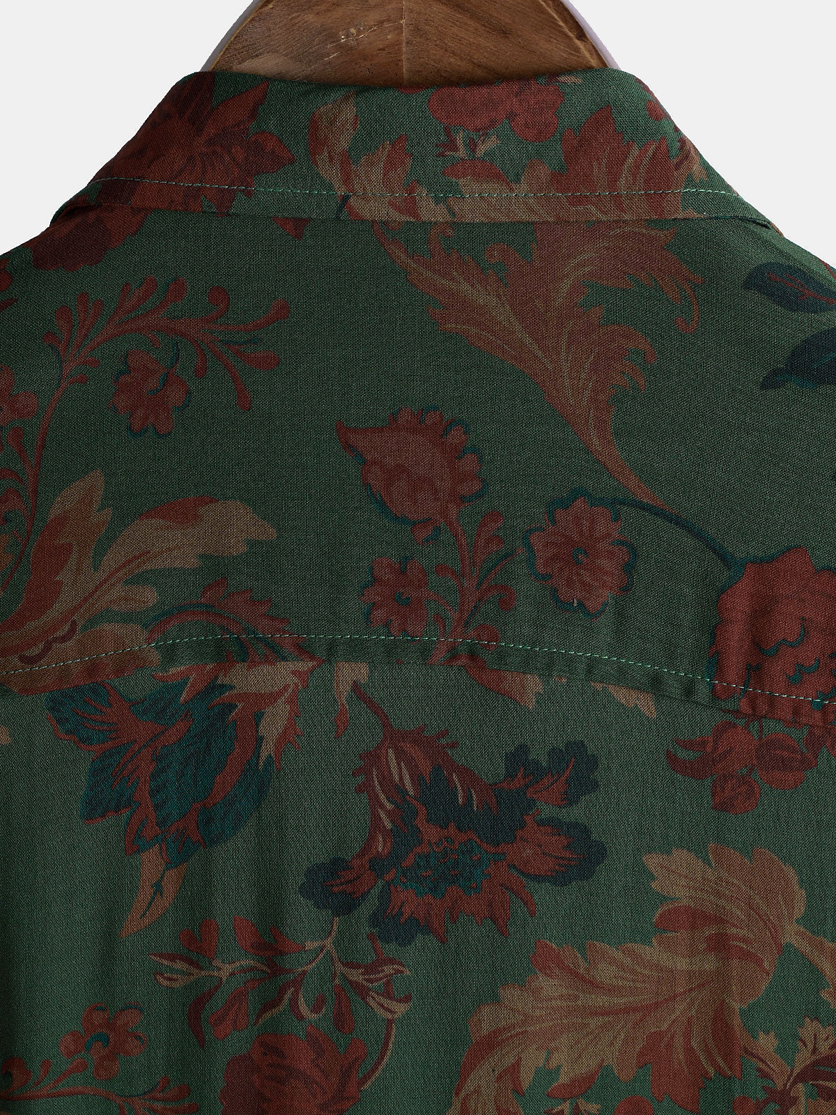 Chemise Homme Style Vintage Décontractée d'Été à Imprimé Manches Courtes