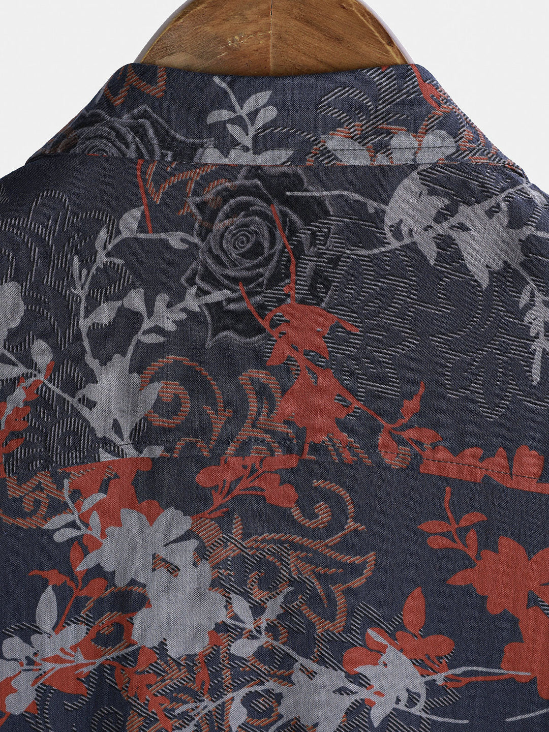 Chemise Homme Manches Courtes Rayon Léger Respirant Style Rétro Voyage Île