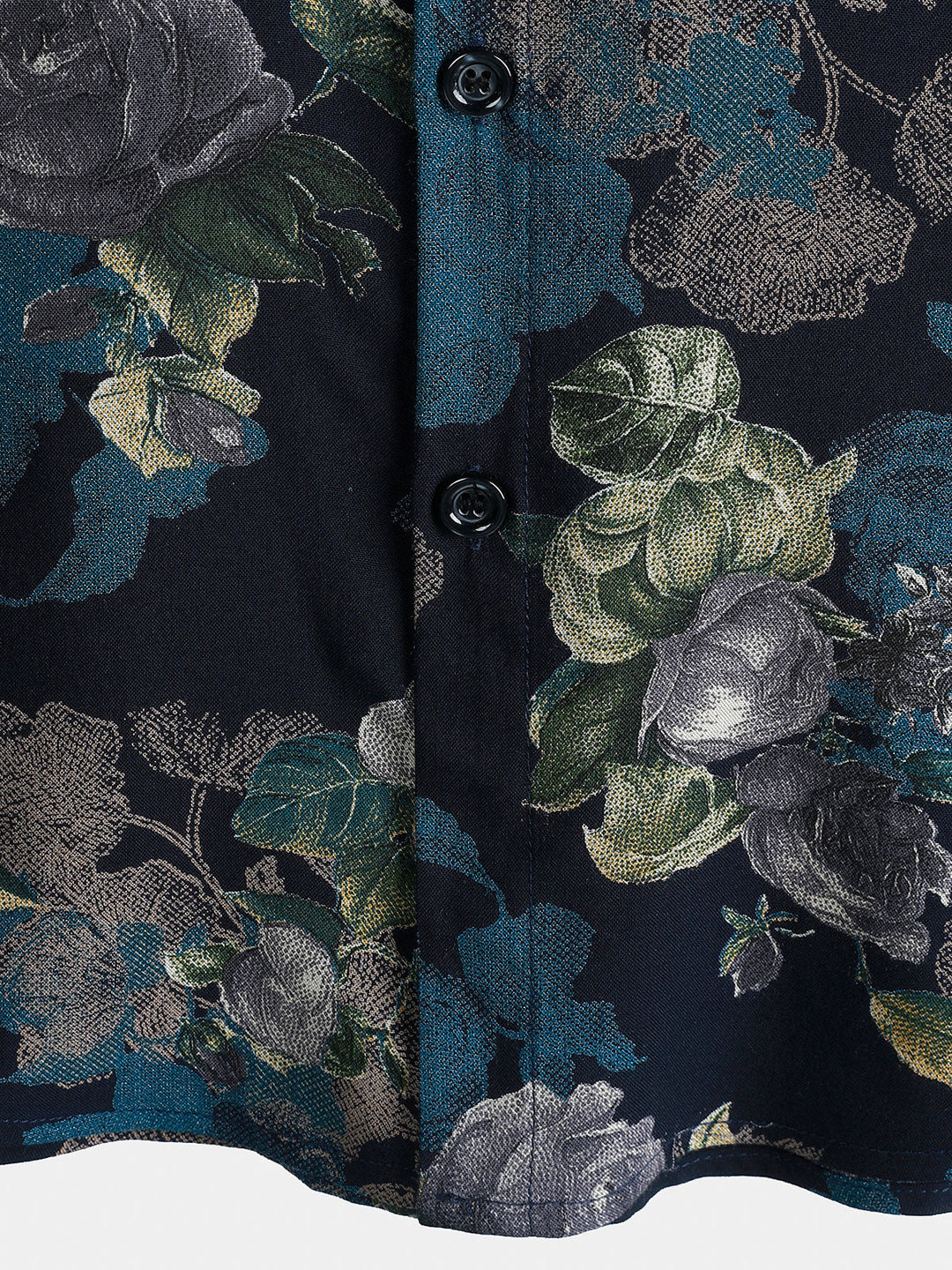 Chemise Homme Retro à Manches Courtes Légère et Respirante Imprimé Floral Vacances Île