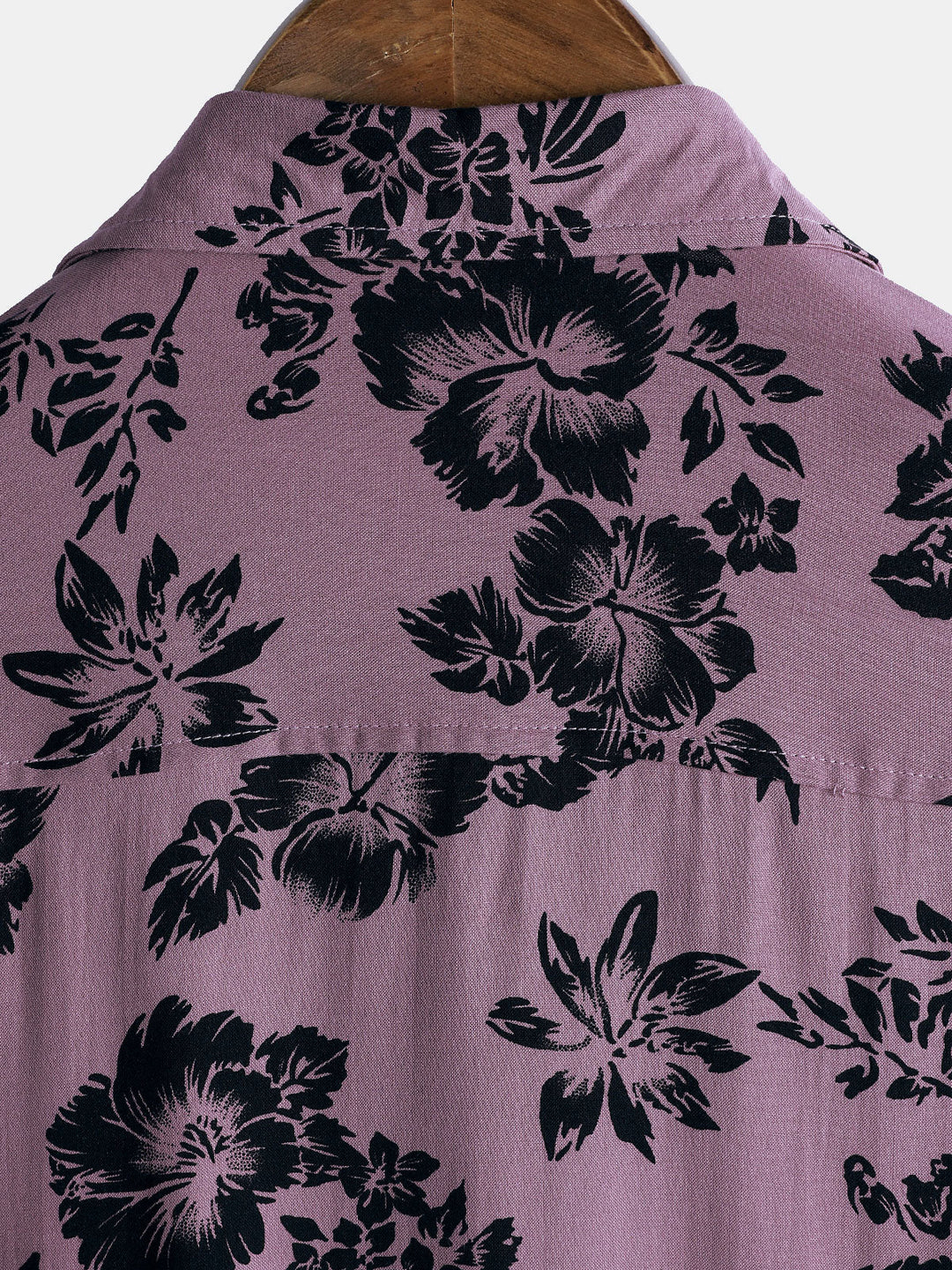 Chemise Homme de Vacances à Manches Courtes en Rayonne avec Imprimé Floral Tropical