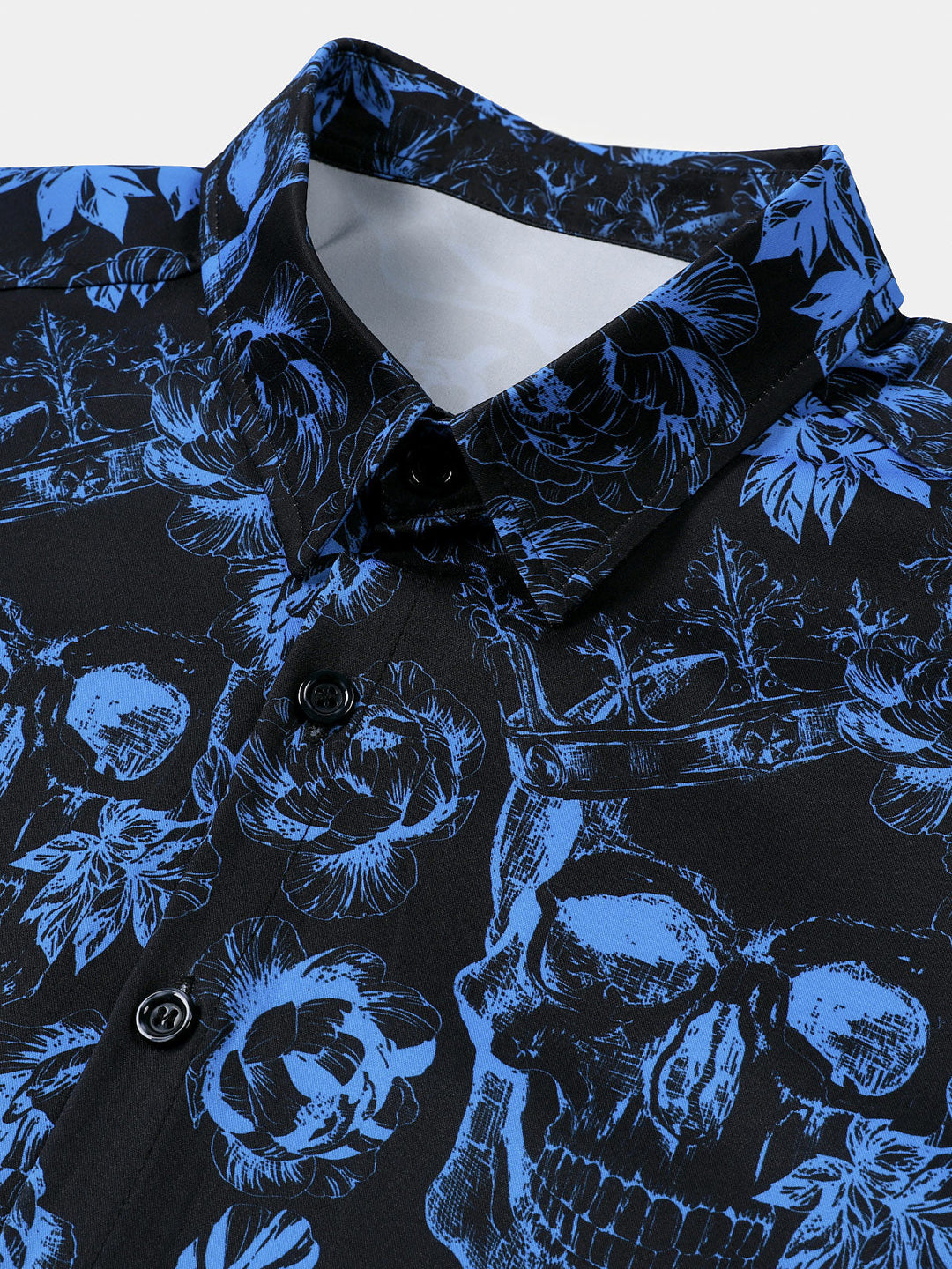 Chemise Homme Skull Vacances d’Été Manches Courtes