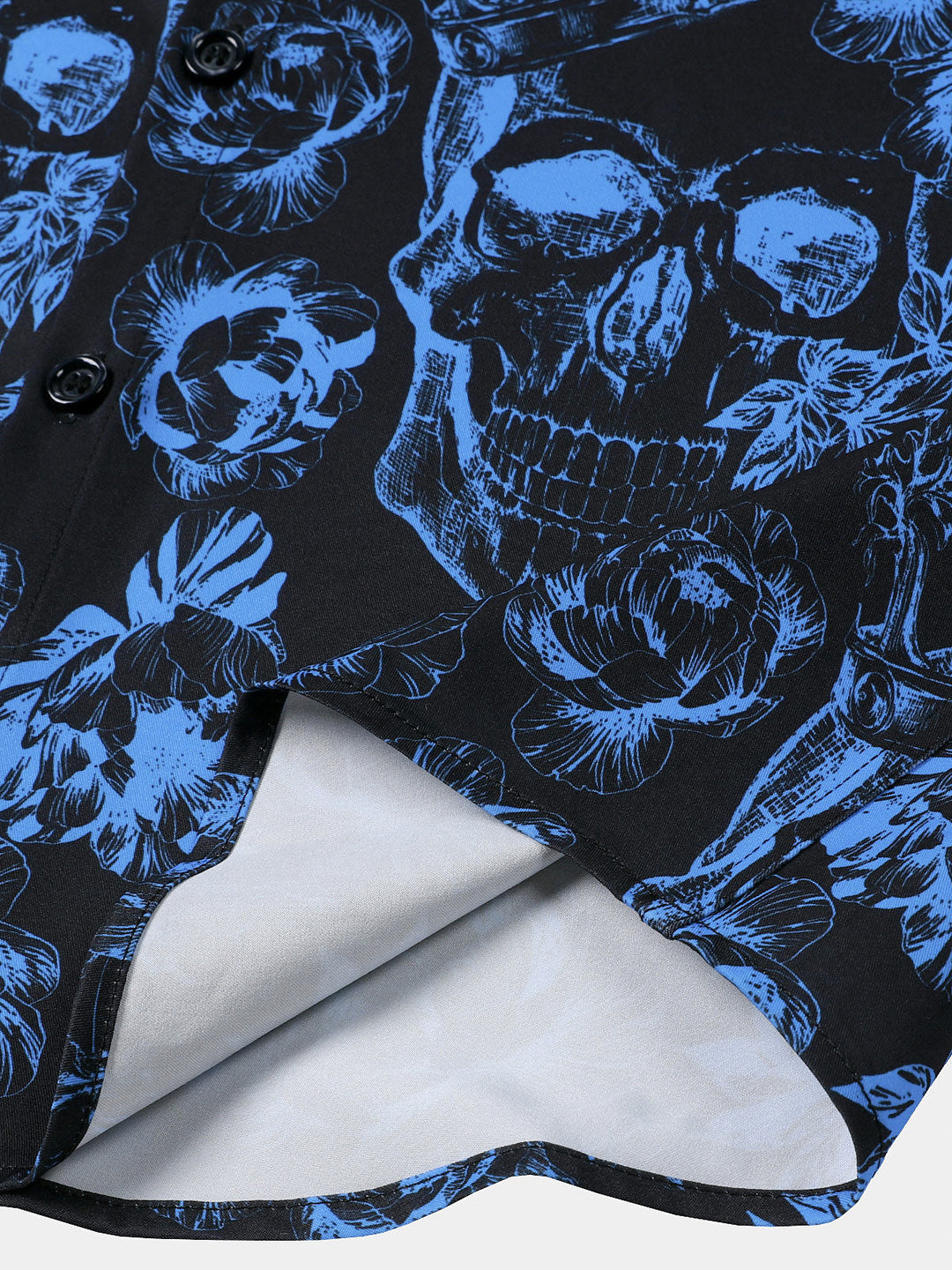 Chemise Homme Skull Vacances d’Été Manches Courtes