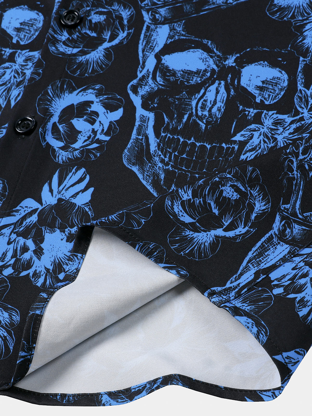 Chemise Homme Skull Vacances d’Été Manches Courtes