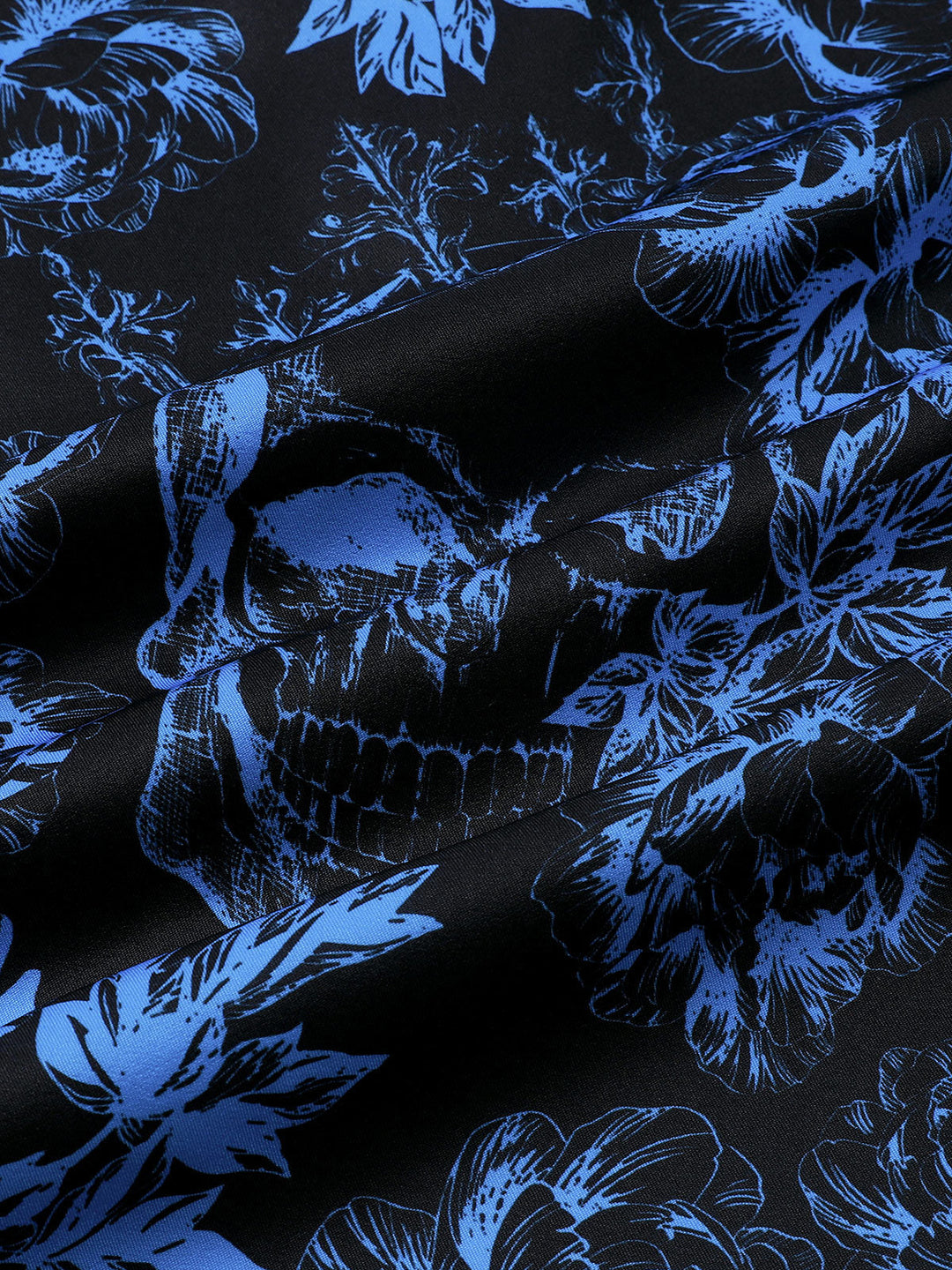 Chemise Homme Skull Vacances d’Été Manches Courtes