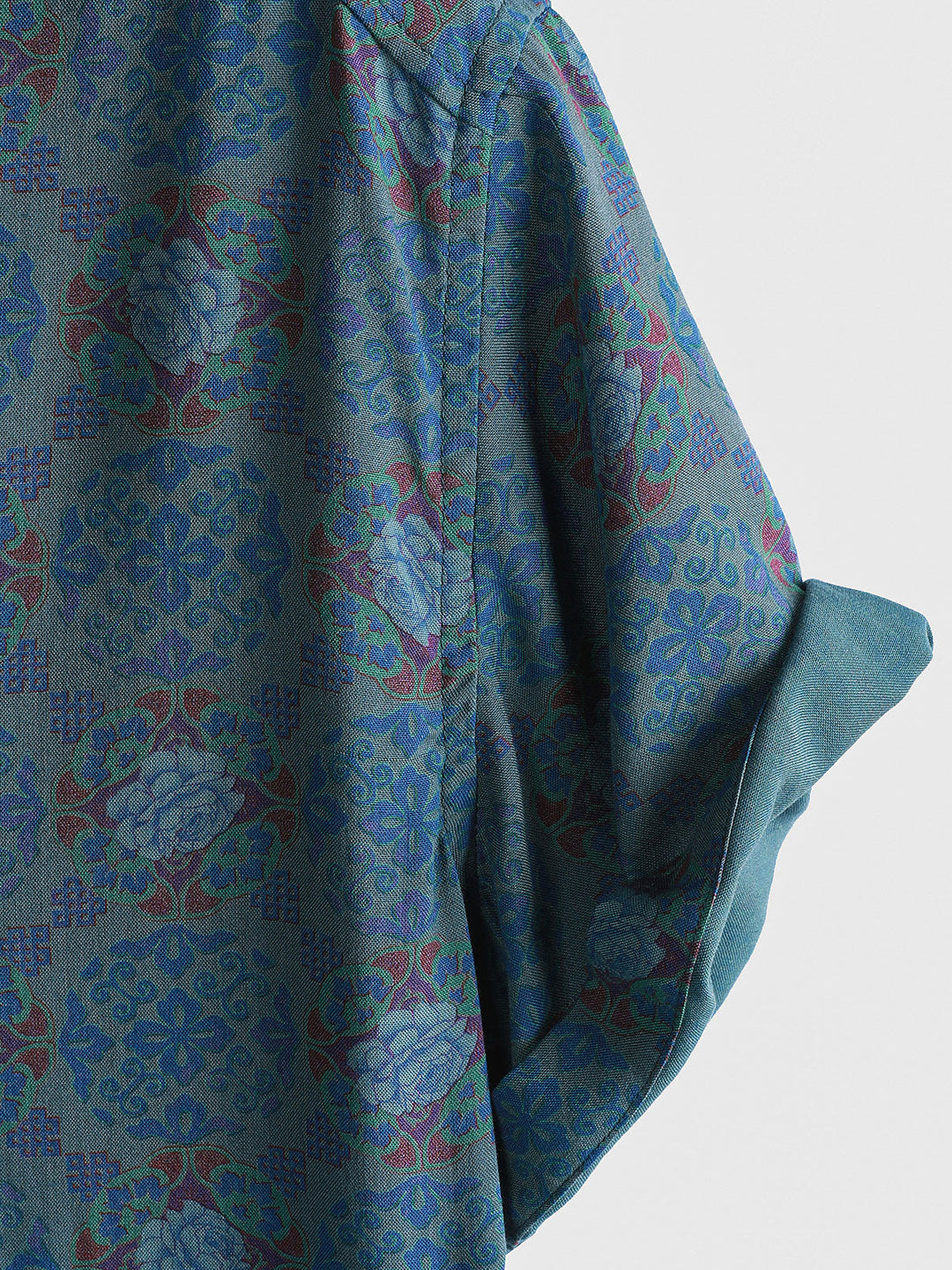 Chemise Homme Décontractée Style Bohème Rétro Manches Courtes
