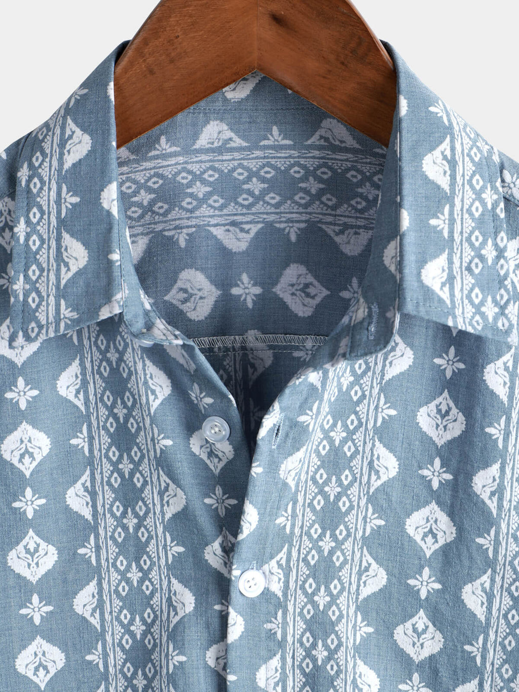 Chemise d'été rétro pour homme, à manches courtes, rayée