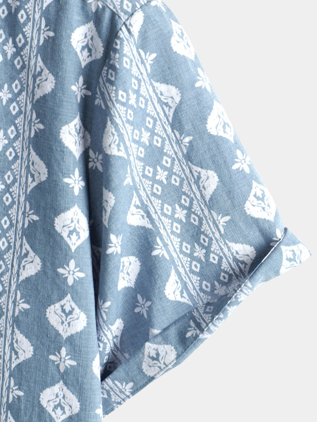Chemise d'été rétro pour homme, à manches courtes, rayée