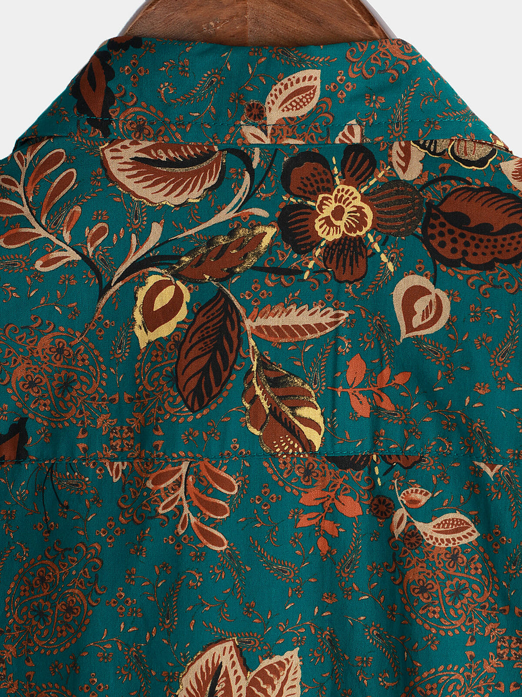 Chemise d'Homme Vintage de Vacances avec Boutons et Manches Courtes
