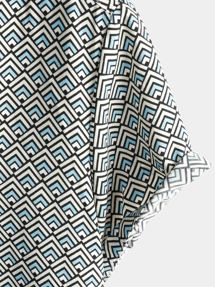 Géo — Chemise Géométrique Rétro
