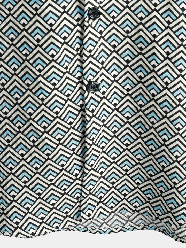 Géo — Chemise Géométrique Rétro