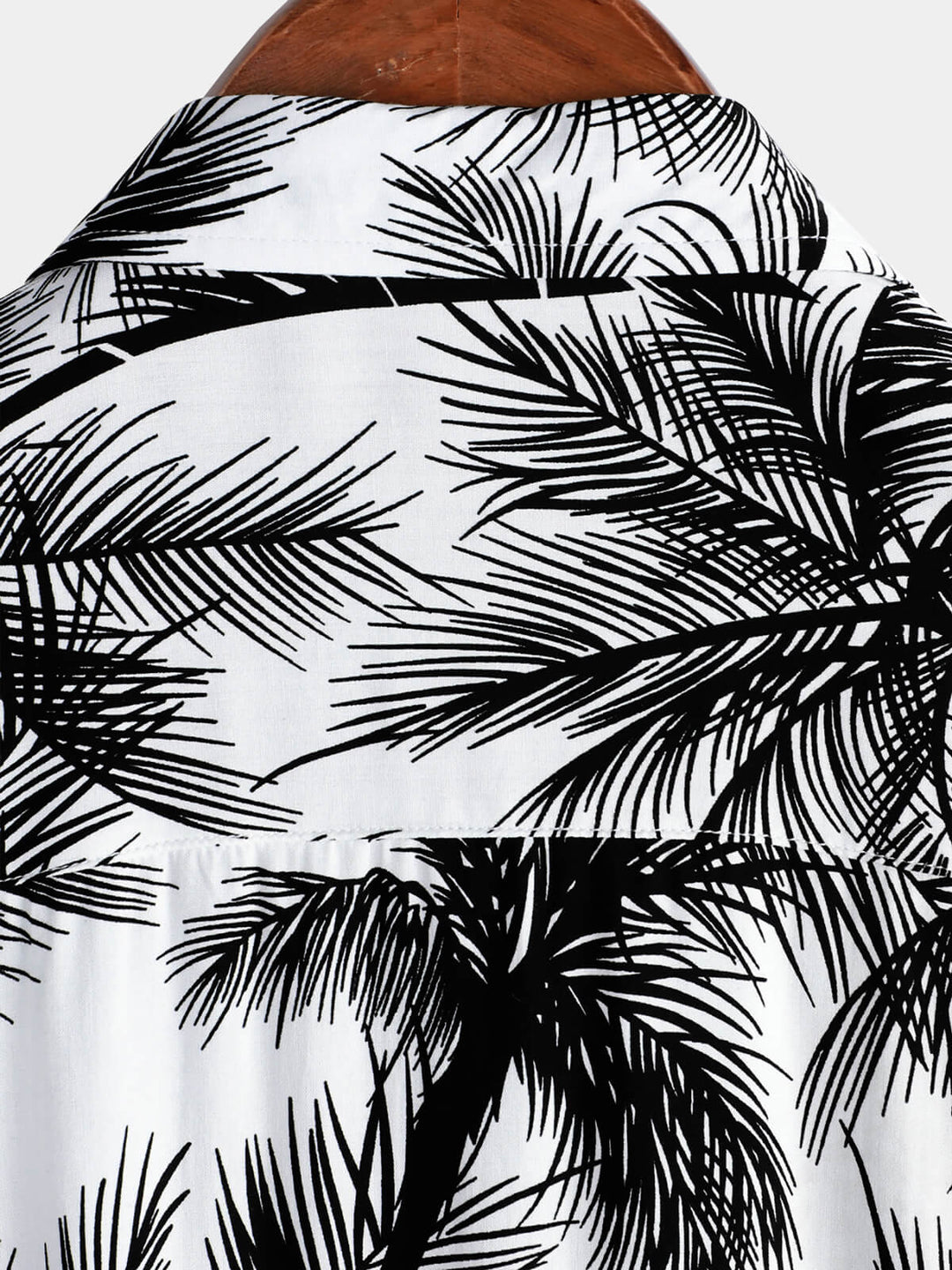 Chemise hawaïenne boutonnée à manches courtes pour hommes, palmier tropical