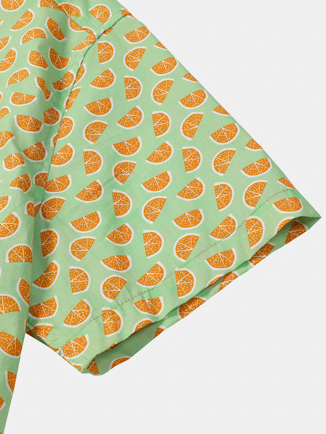 Chemise Homme Fruits Tropicales d’Été Manches Courtes