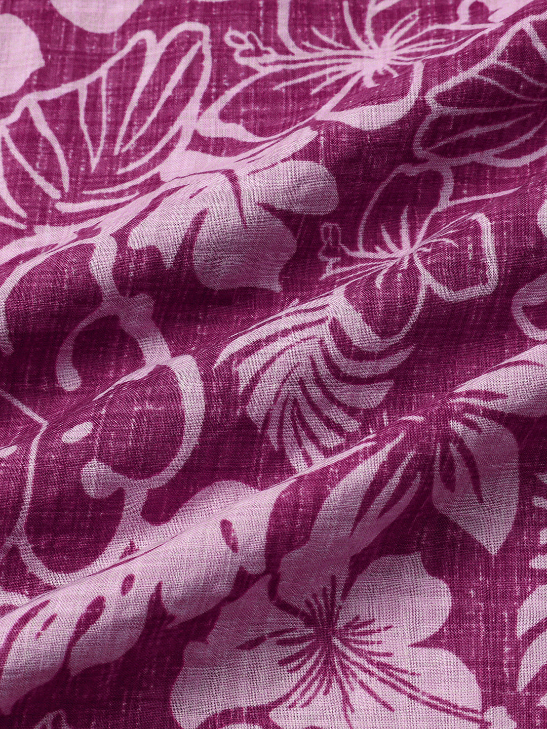 Chemise Homme Hibiscus Légère Manches Courtes