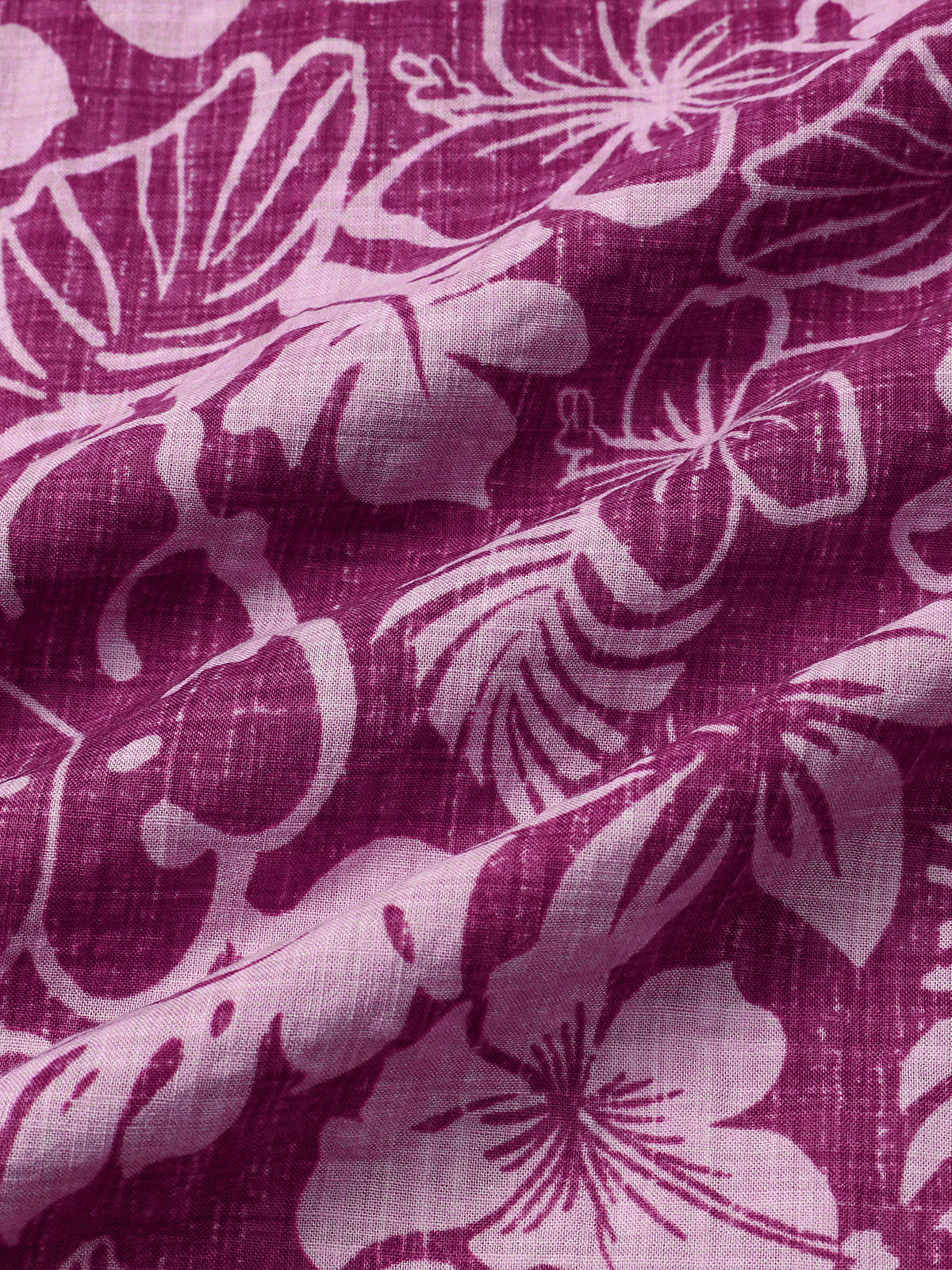 Chemise Homme Hibiscus Légère Manches Courtes