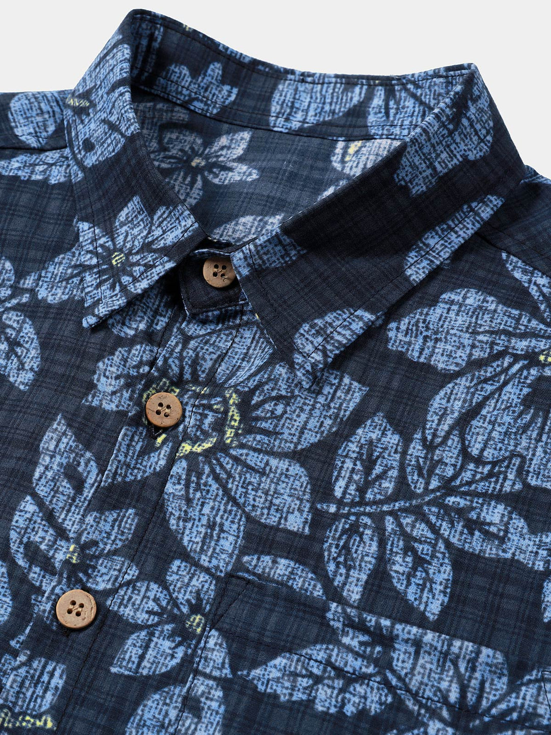 Chemise Homme Hibiscus Vacances Manches Courtes