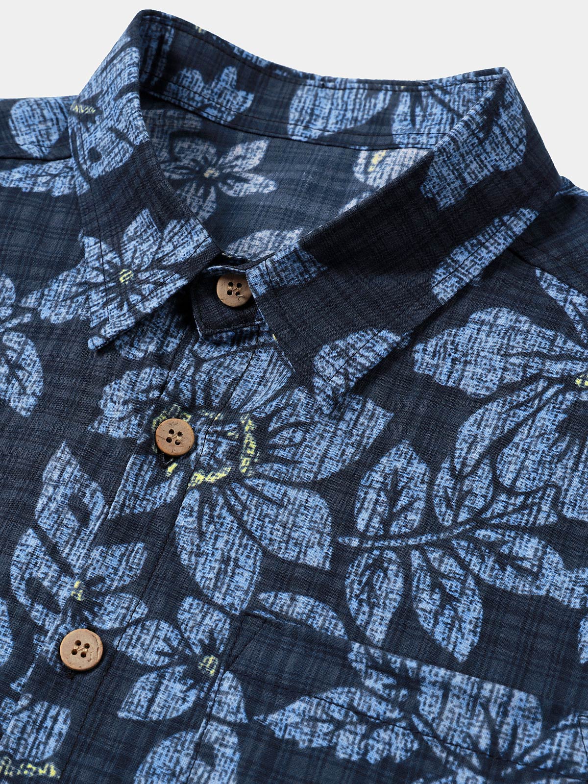 Chemise Homme Hibiscus Vacances Manches Courtes