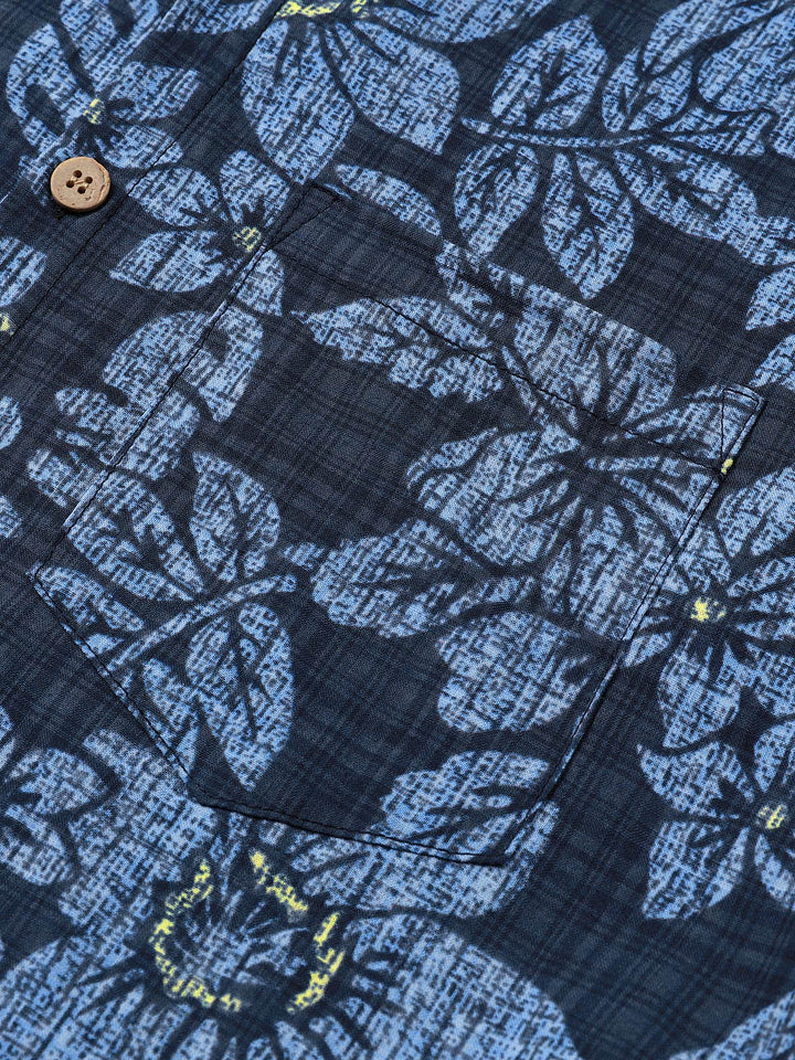 Chemise Homme Hibiscus Vacances Manches Courtes