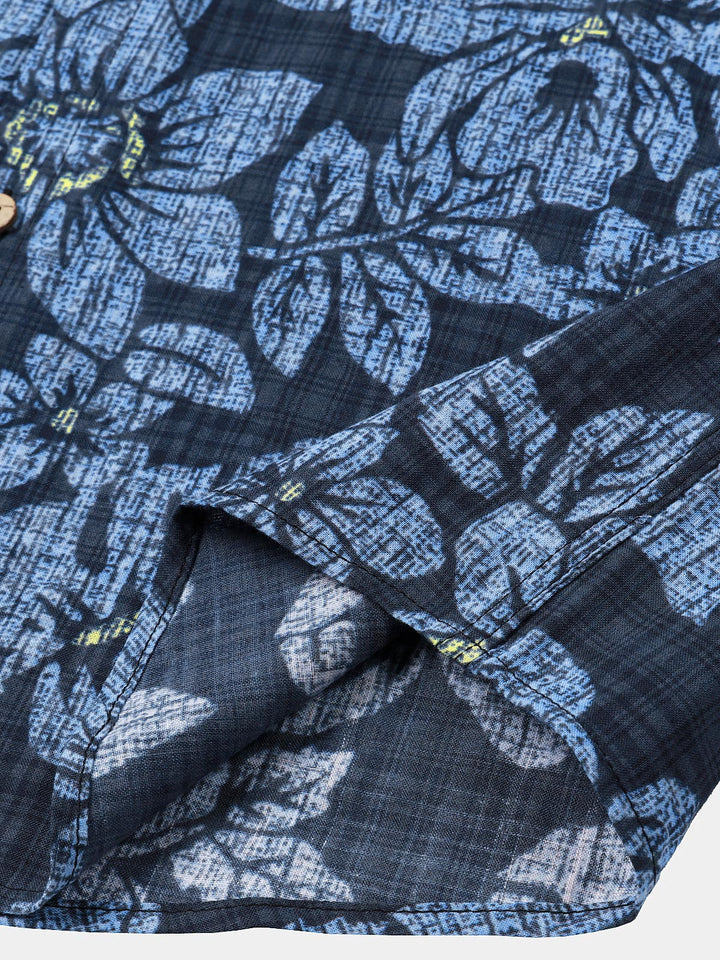Chemise Homme Hibiscus Vacances Manches Courtes