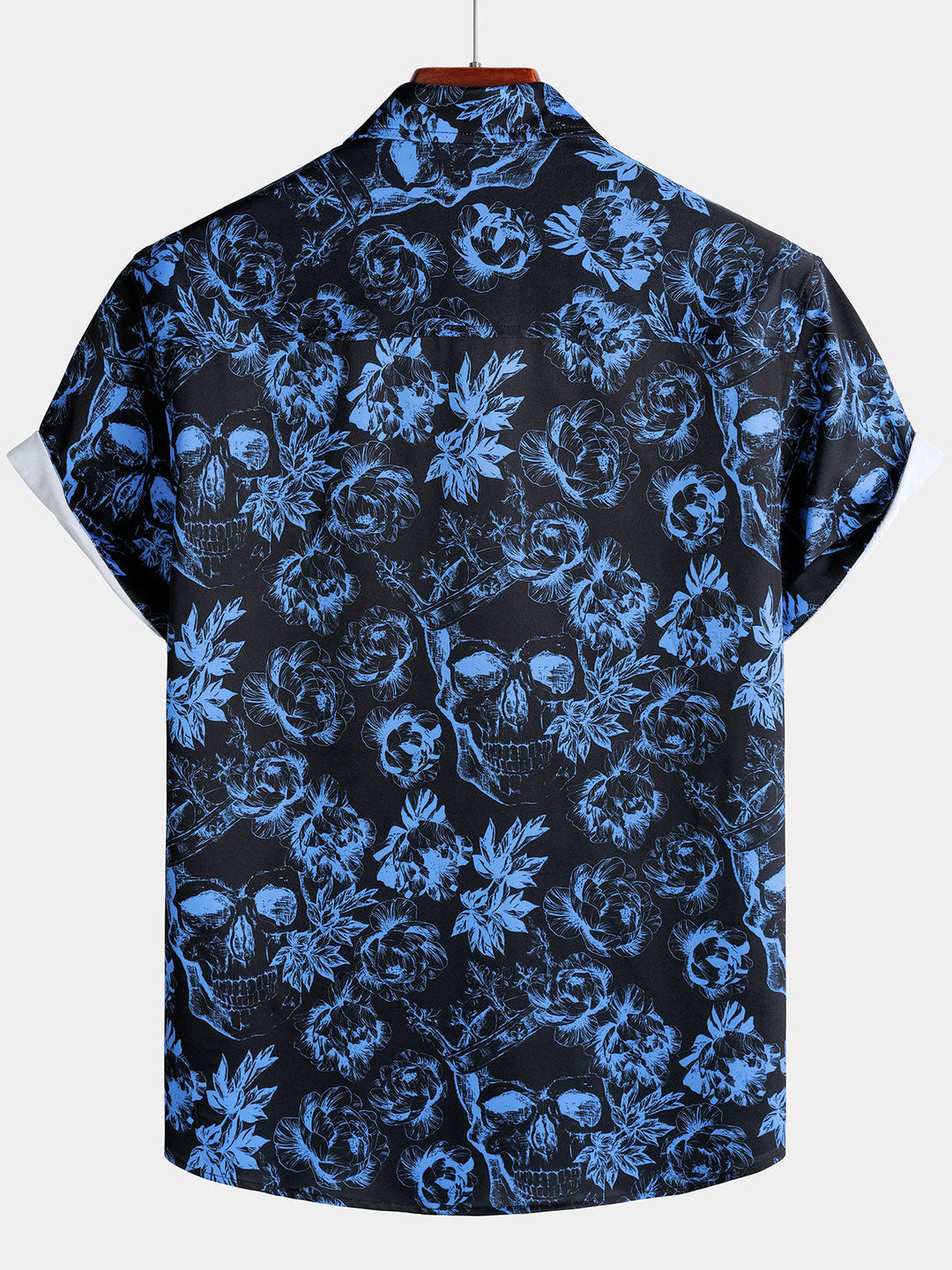 Chemise Homme Skull Vacances d’Été Manches Courtes