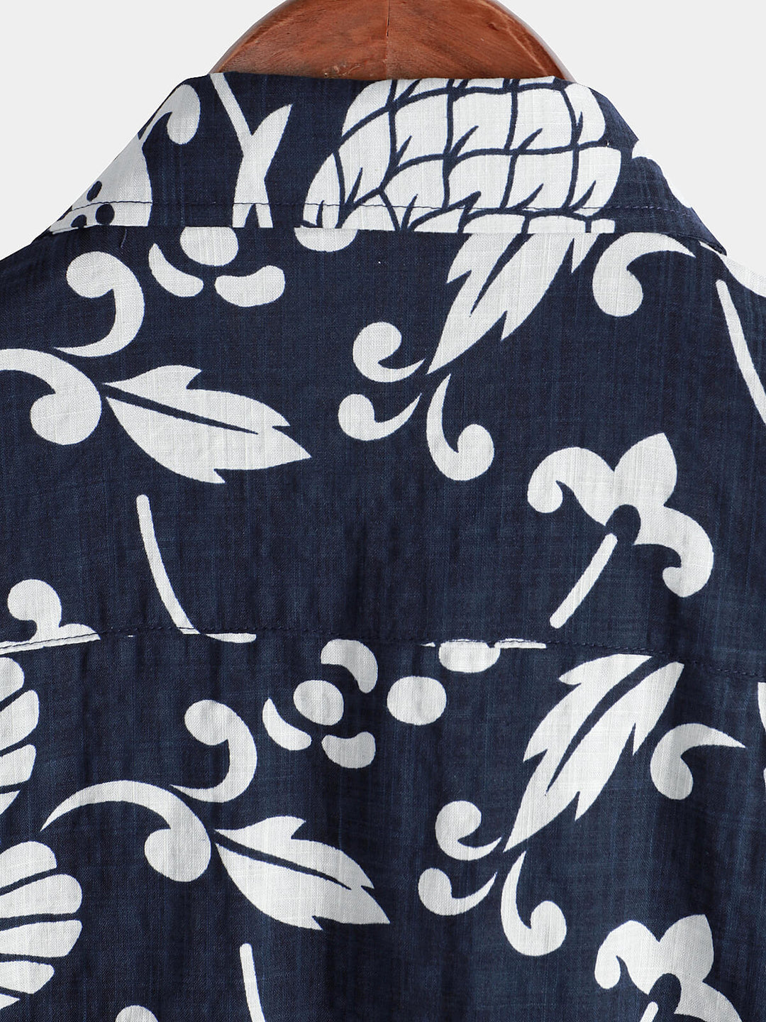Chemise à manches courtes boutonnée en coton floral d&