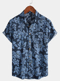 Chemise Homme Hibiscus Vacances Manches Courtes