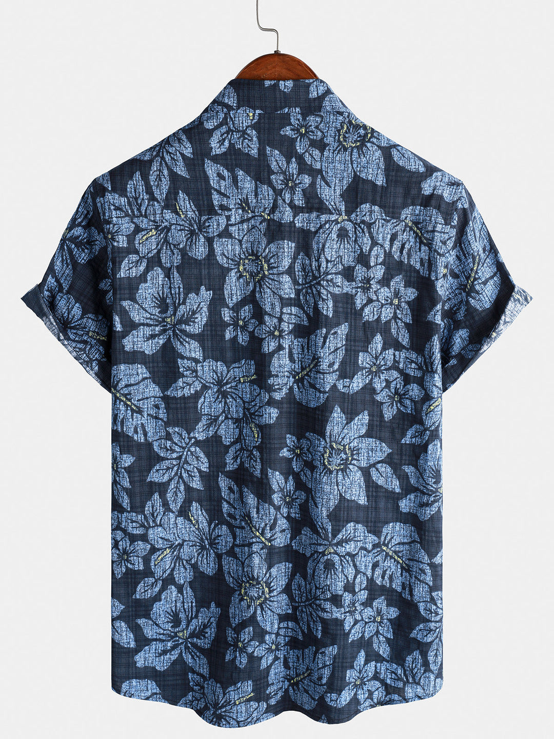 Chemise Homme Hibiscus Vacances Manches Courtes
