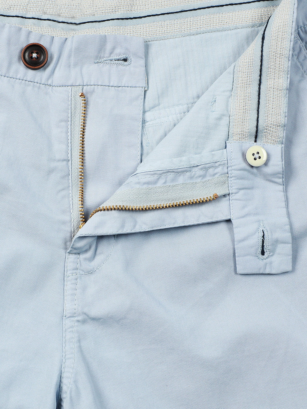 Shorts en Coton Décontractés d'Été pour Homme en Bleu Clair