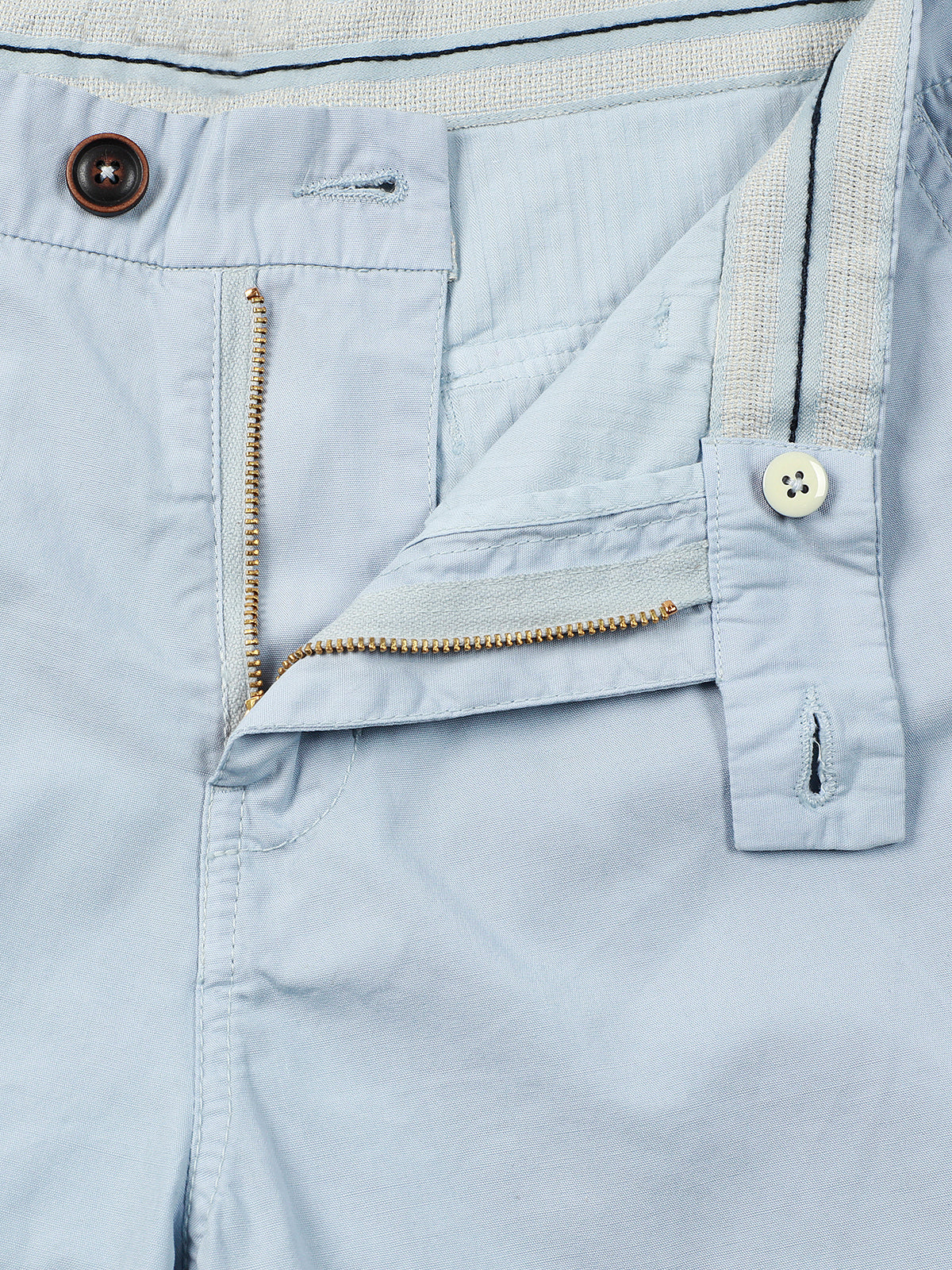 Shorts en Coton Décontractés d'Été pour Homme en Bleu Clair