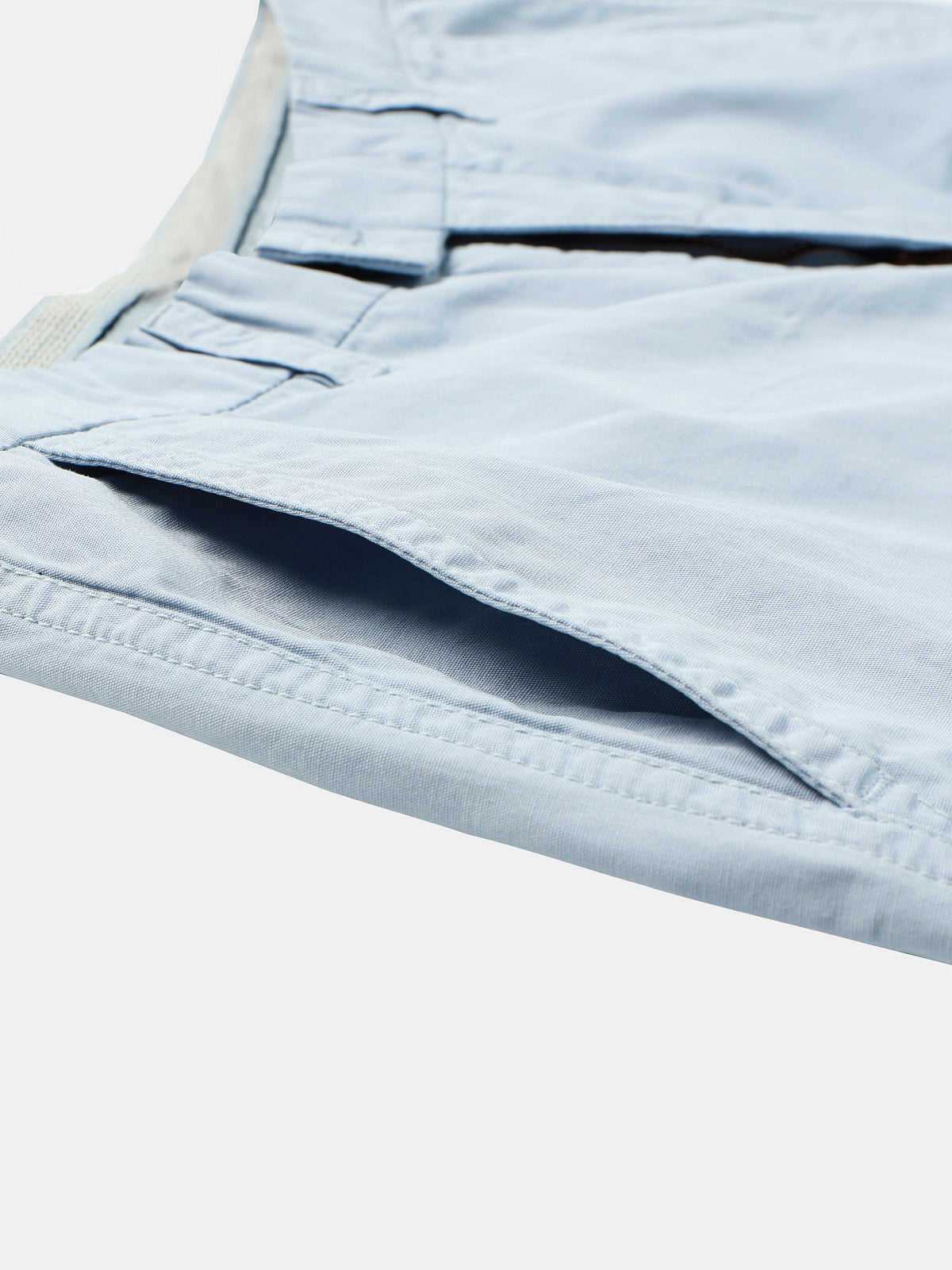 Shorts en Coton Décontractés d'Été pour Homme en Bleu Clair