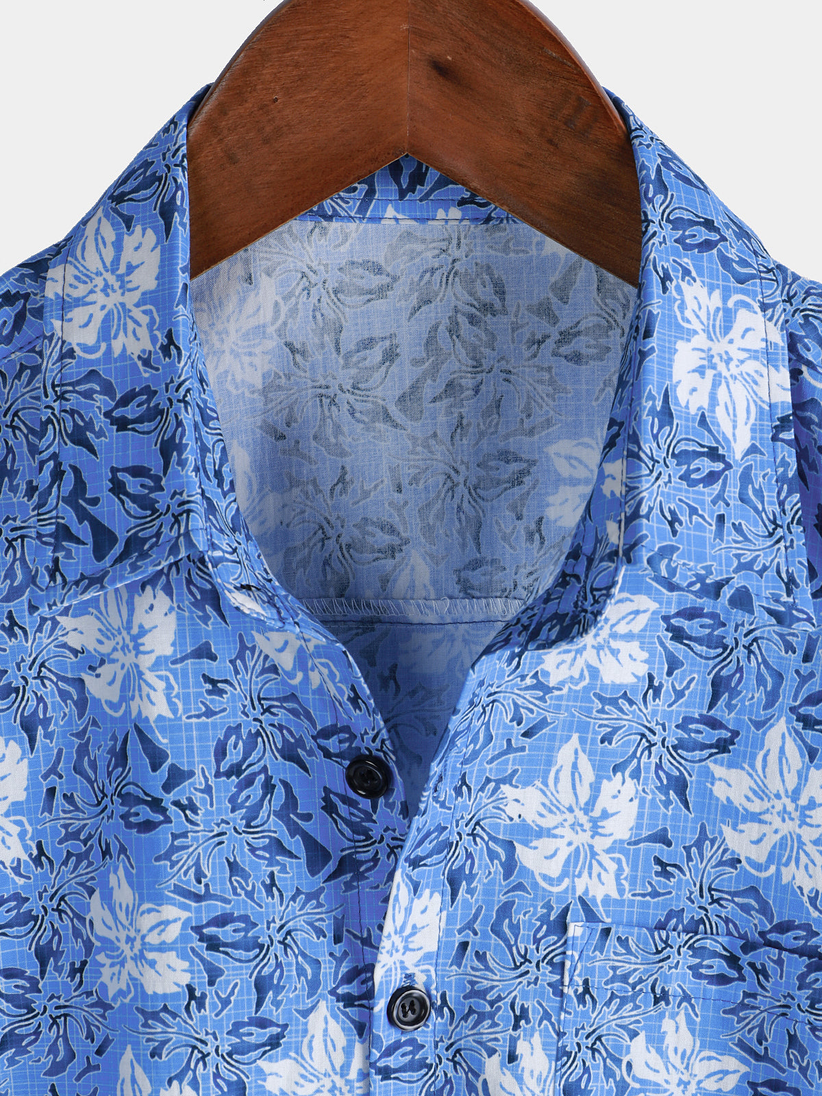 Chemise de Plage Tropicale Florale pour Homme à Manches Courtes