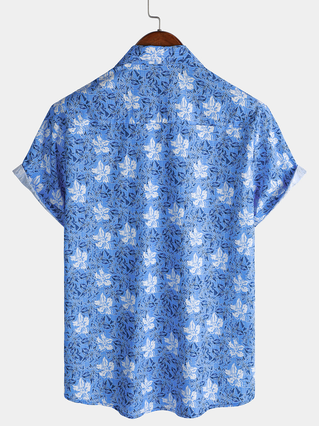 Chemise de Plage Tropicale Florale pour Homme à Manches Courtes