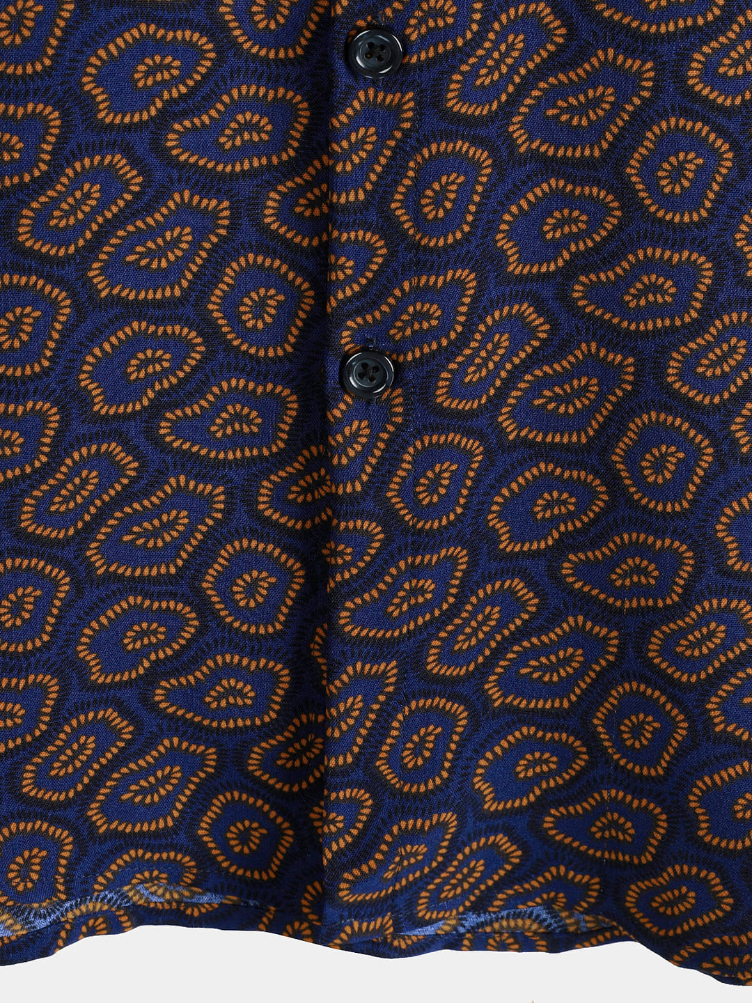 Chemise à manches courtes et poche à imprimé abstrait pour homme