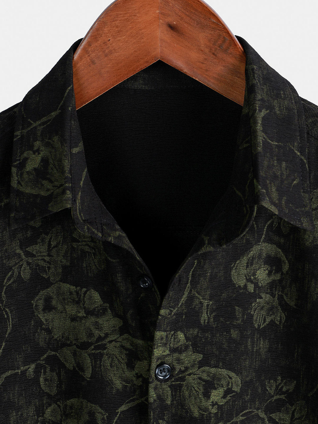 Chemise hawaïenne respirante à manches courtes et imprimé floral rétro pour homme