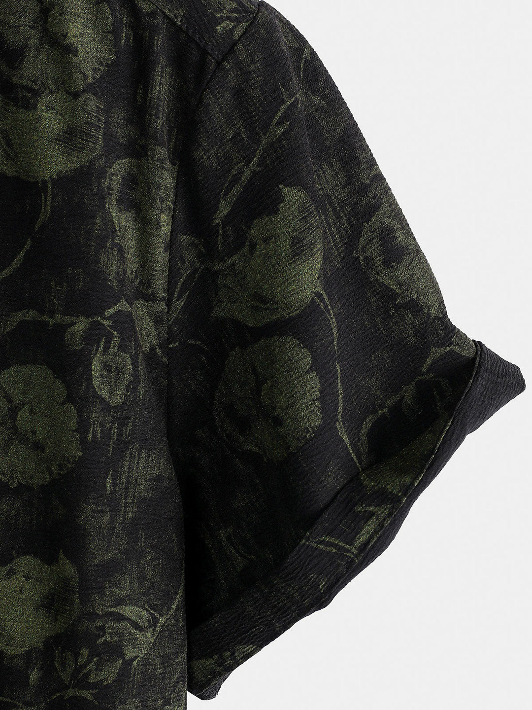 Chemise hawaïenne respirante à manches courtes et imprimé floral rétro pour homme