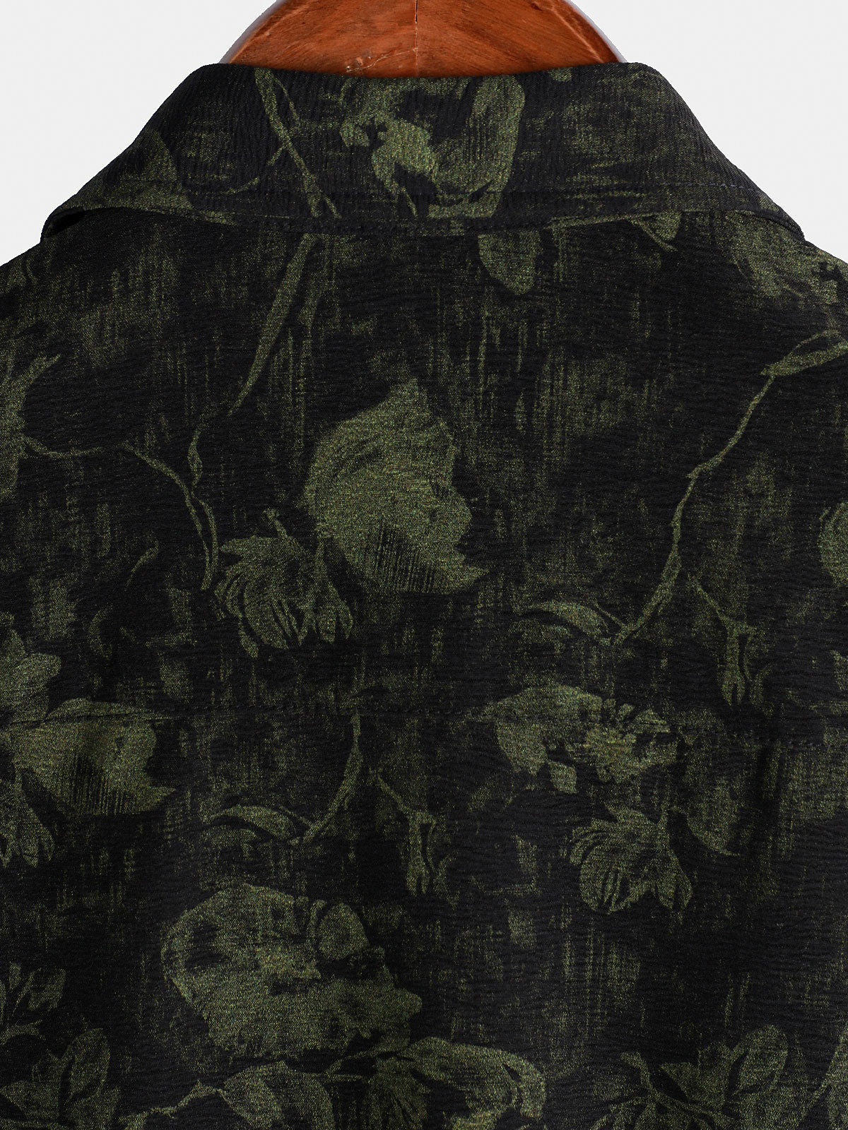 Chemise hawaïenne respirante à manches courtes et imprimé floral rétro pour homme