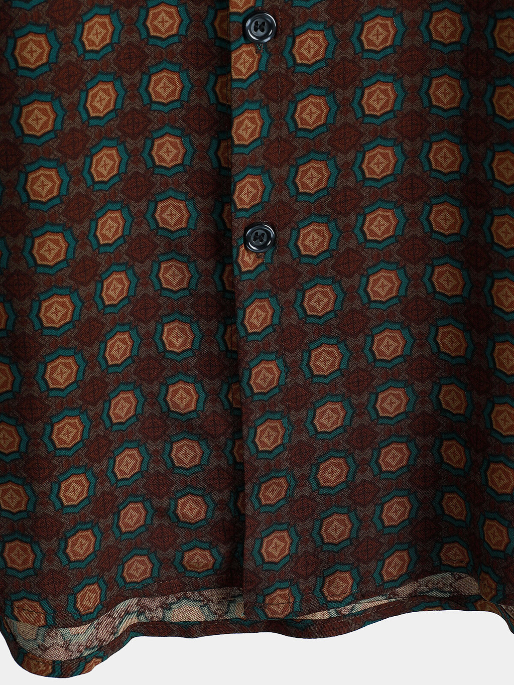 Chemise d'été décontractée vintage à manches courtes pour homme
