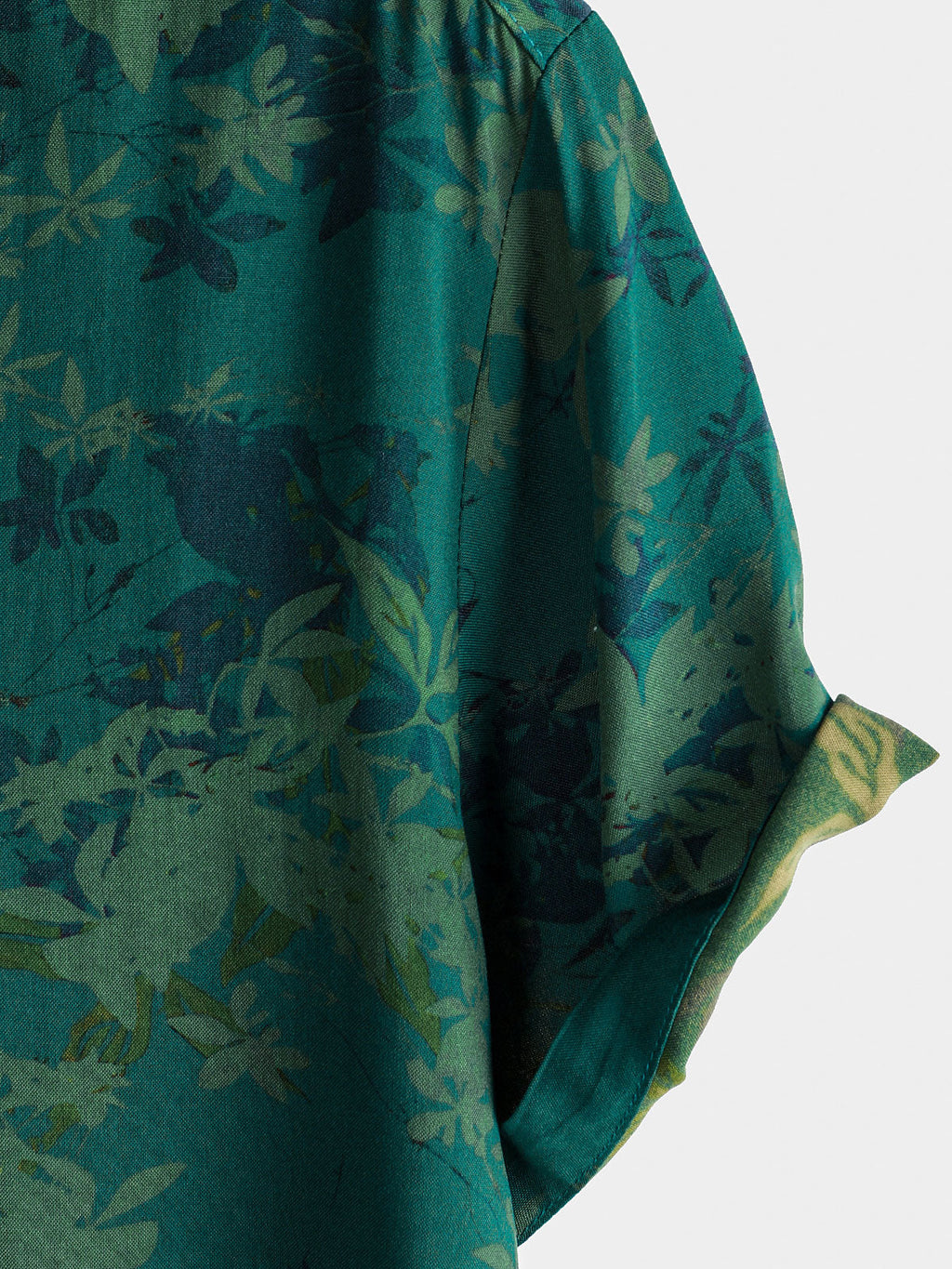 Chemise de vacances respirante à manches courtes pour homme, motif floral vintage