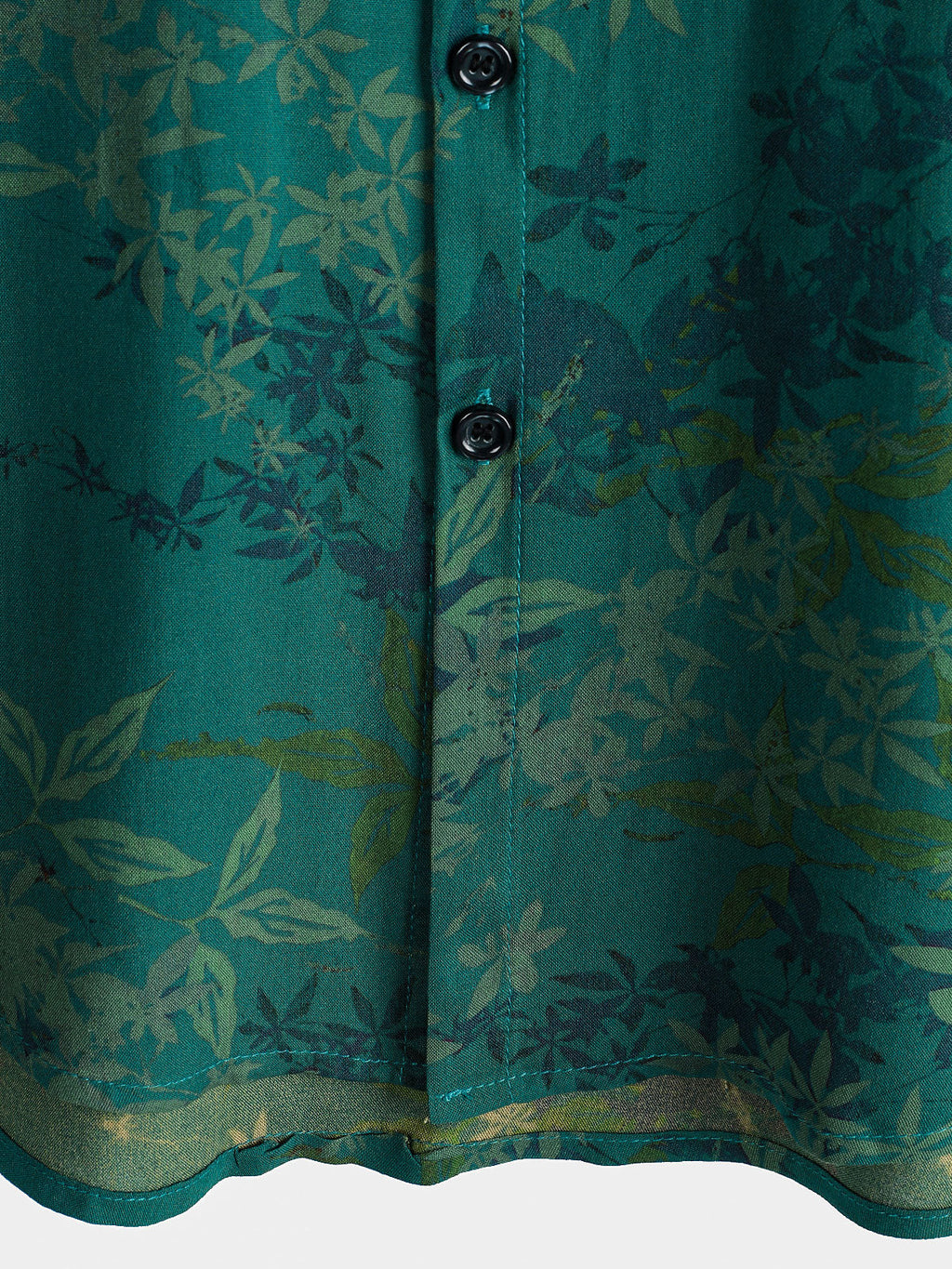 Chemise de vacances respirante à manches courtes pour homme, motif floral vintage