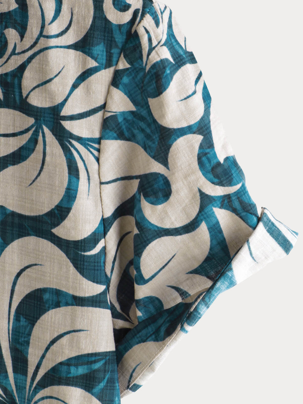 Chemise boutonnée à manches courtes pour homme, décontractée, style vintage, motif floral, pour les vacances