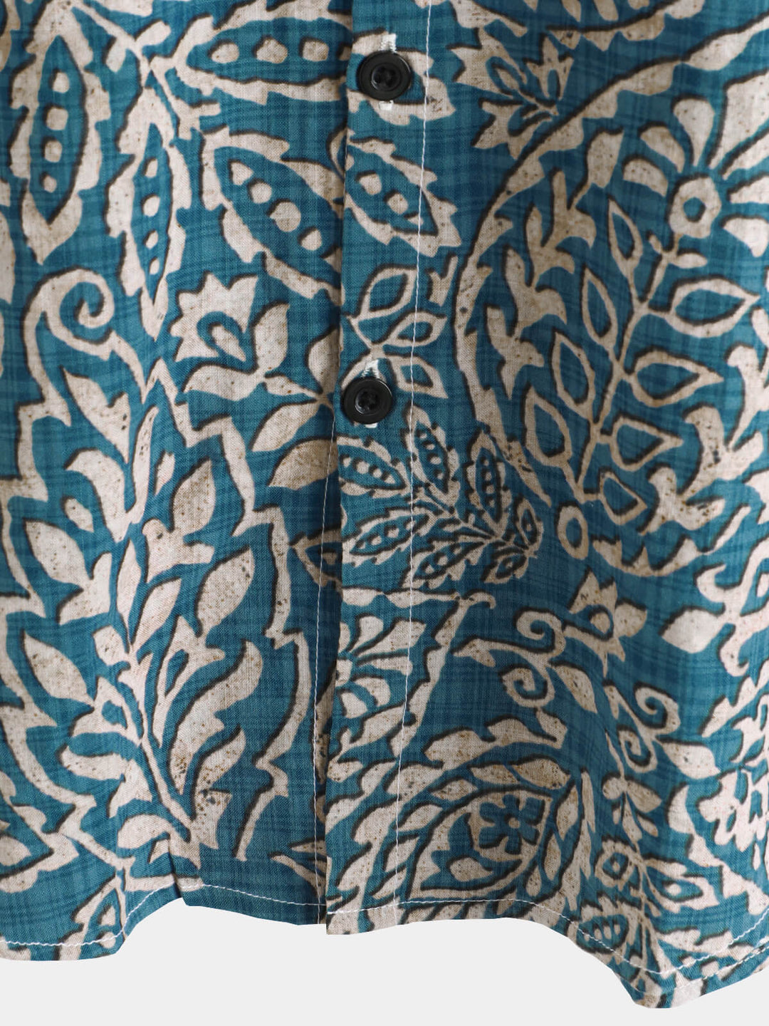 Chemise boutonnée décontractée à manches courtes et imprimé rétro pour hommes