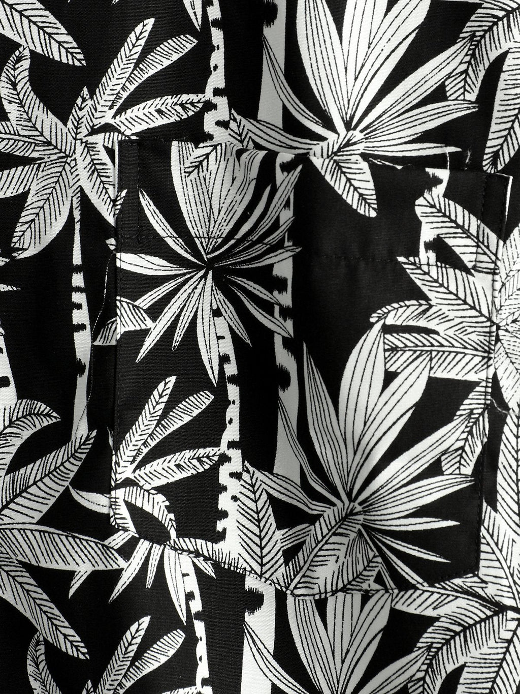chemise d'homme en pur coton à imprimé style de vacances hawaïennes