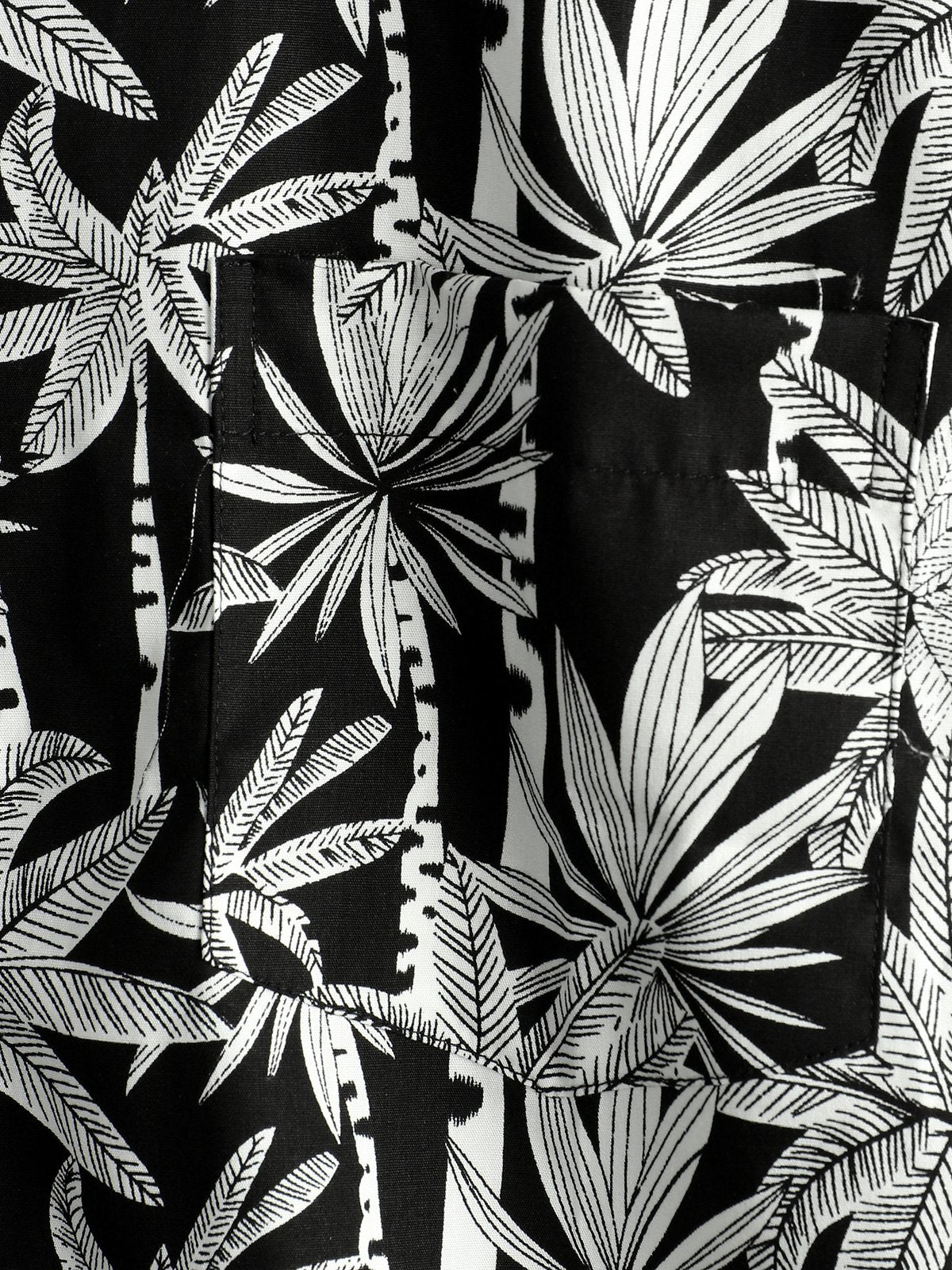 chemise d'homme en pur coton à imprimé style de vacances hawaïennes
