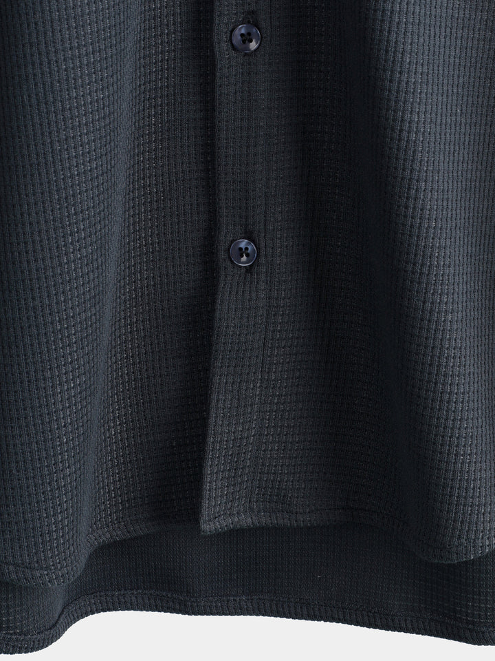 Chemise de plage décontractée à manches courtes pour hommes, coupe ample, boutonnée, été