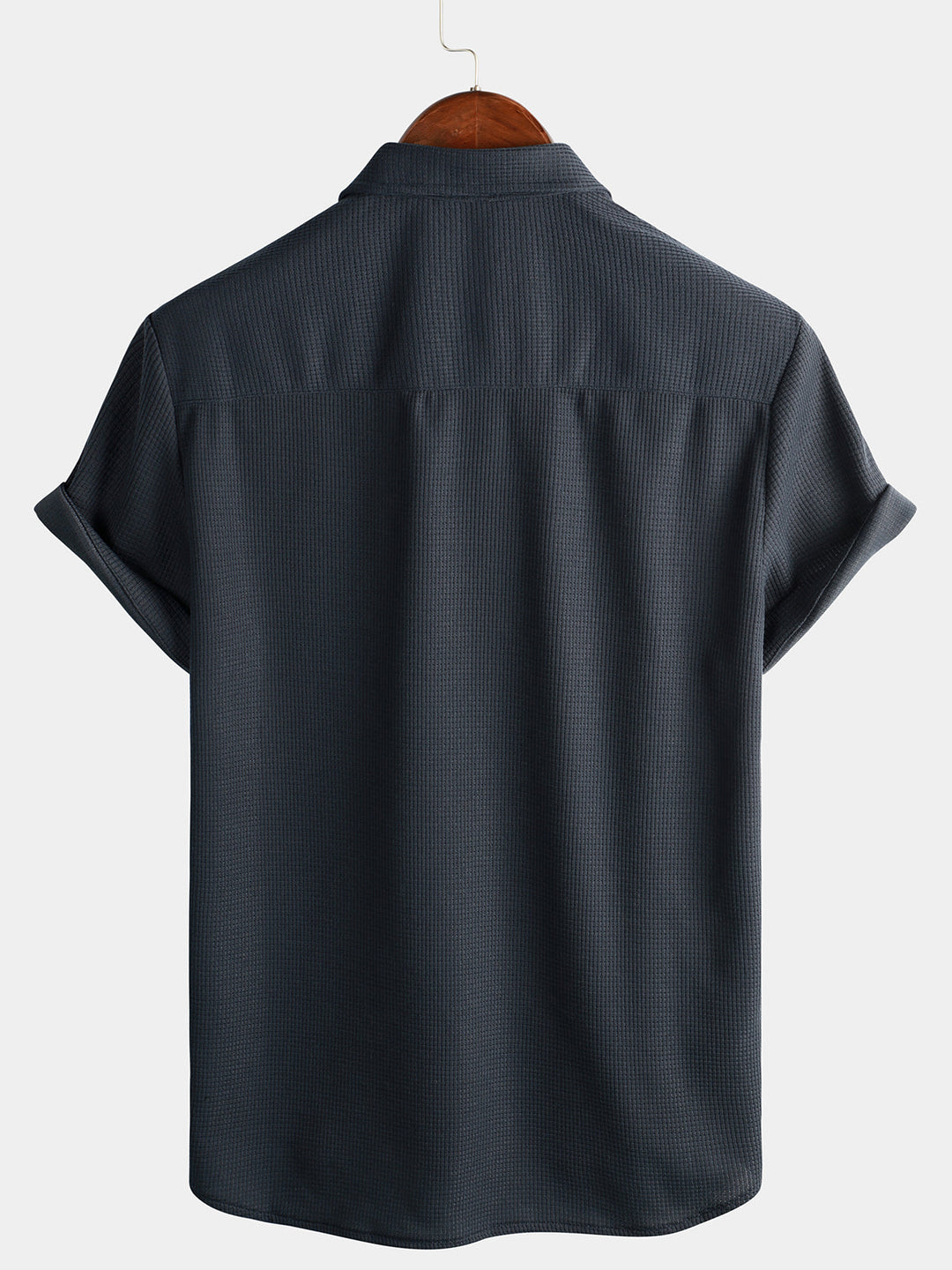 Chemise de plage décontractée à manches courtes pour hommes, coupe ample, boutonnée, été