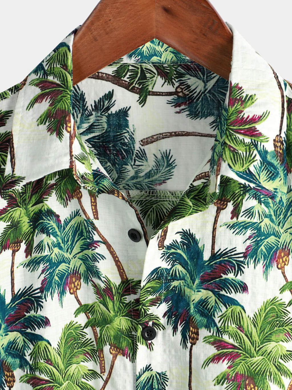 Chemise hawaïenne vintage à manches courtes avec imprimé floral tropical pour hommes
