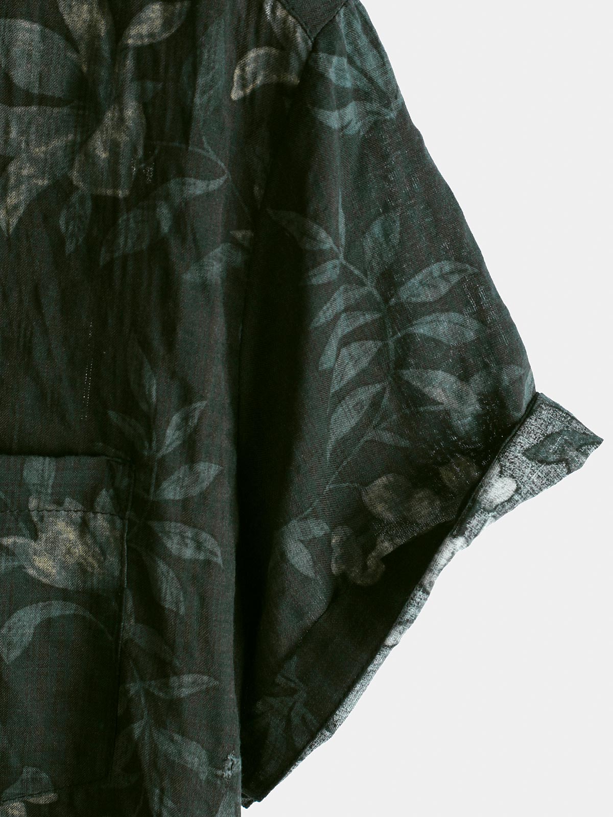 Chemise de vacances à manches courtes respirante à motif floral vintage pour homme
